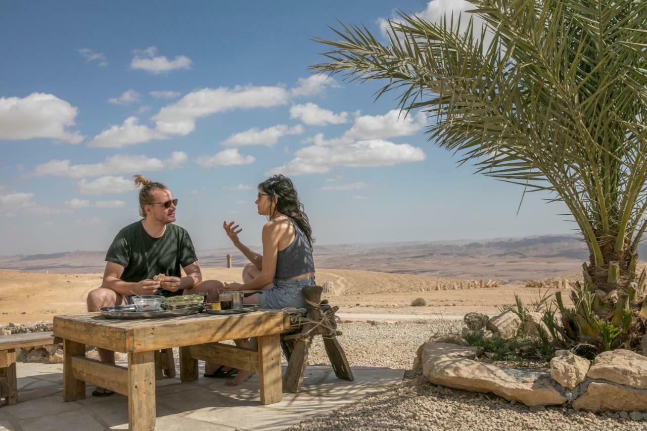 Vila Desert Shade Camp חוות צל מדבר Micpe Ramon Exteriér fotografie